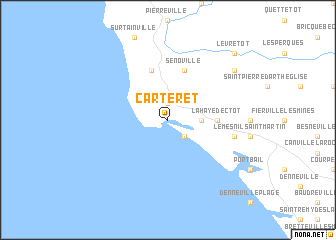 map of Carteret