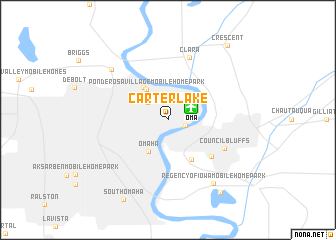 map of Carter Lake