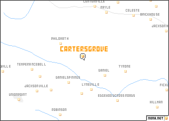 map of Carters Grove