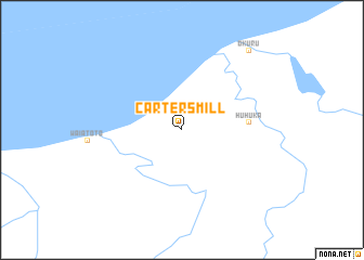 map of Carters Mill