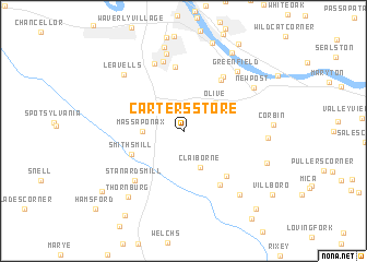 map of Carters Store