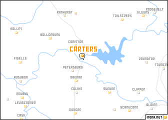 map of Carters