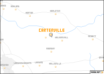 map of Carterville