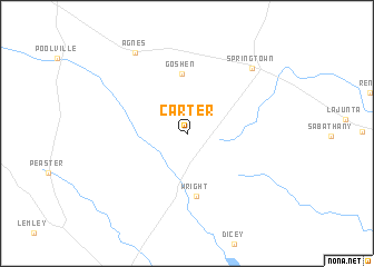 map of Carter