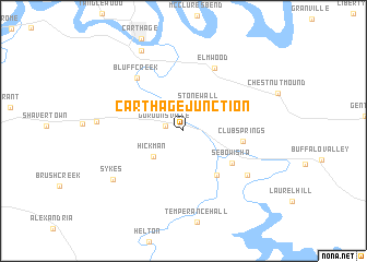 map of Carthage Junction