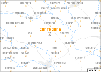 map of Carthorpe