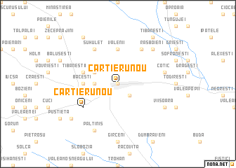 map of Cartieru Nou