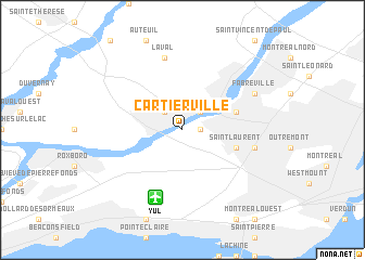 map of Cartierville