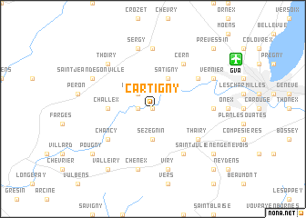 map of Cartigny