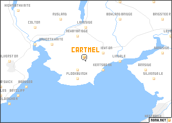 map of Cartmel