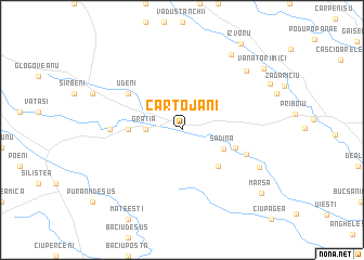 map of Cartojani