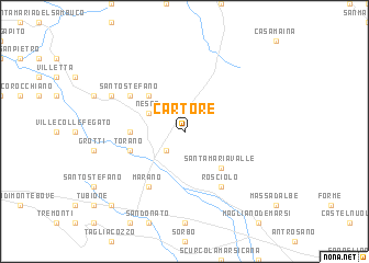 map of Cartore