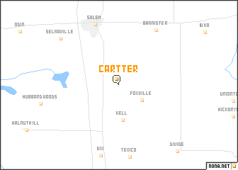 map of Cartter