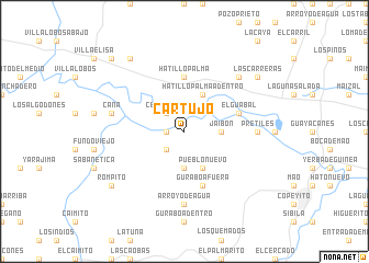 map of Cartujo