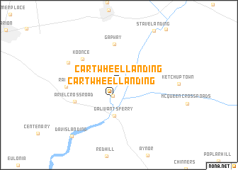 map of Cartwheel Landing