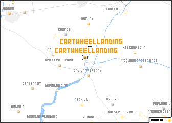 map of Cartwheel Landing