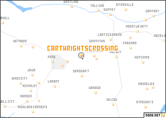 map of Cartwrights Crossing