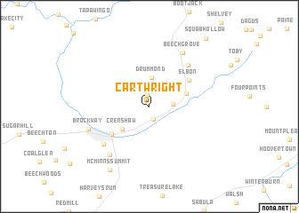 map of Cartwright