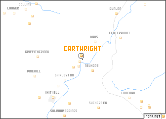 map of Cartwright