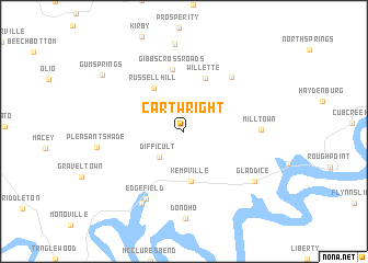 map of Cartwright