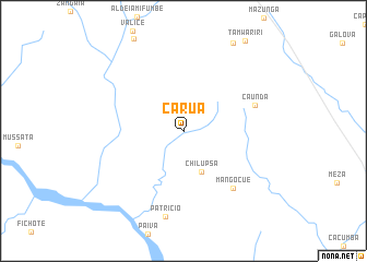 map of Carua