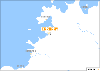 map of Caruray