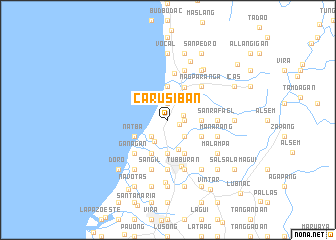 map of Carusiban