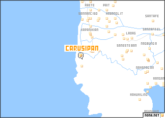 map of Carusipan