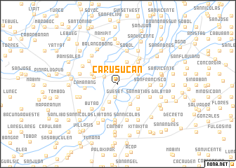 map of Carusucan