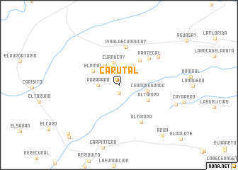 map of Carutal