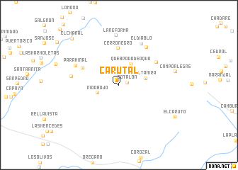 map of Carutal