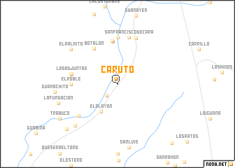 map of Caruto