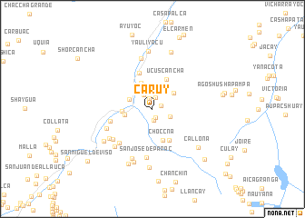 map of Caruy