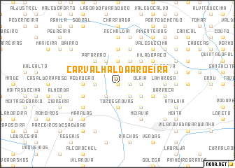 map of Carvalhal da Aroeira