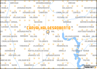 map of Carvalhal de São Bento
