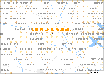 map of Carvalhal Pequeno