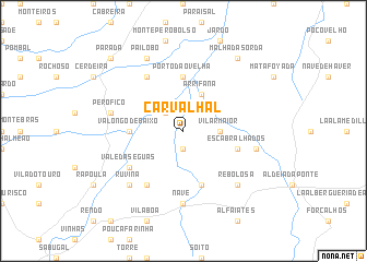 map of Carvalhal