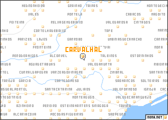 map of Carvalhal