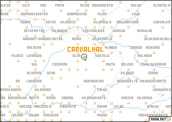 map of Carvalhal