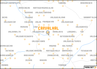 map of Carvalhal