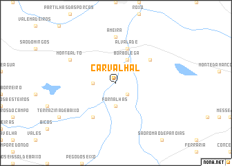 map of Carvalhal