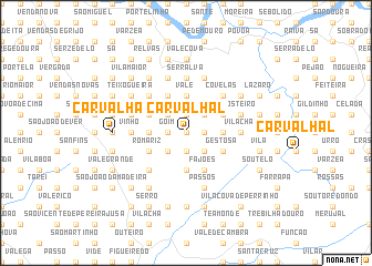 map of Carvalhal