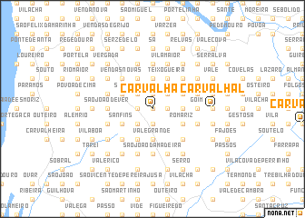 map of Carvalhal