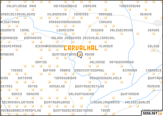 map of Carvalhal