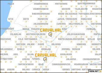 map of Carvalhal