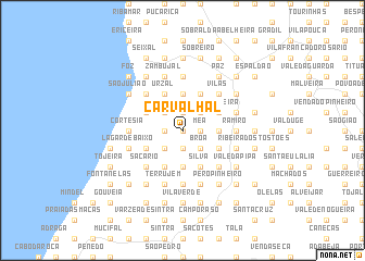 map of Carvalhal