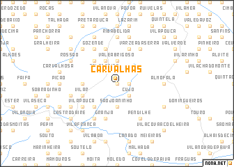 map of Carvalhas