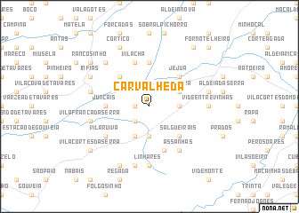 map of Carvalheda