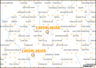 map of Carvalheira