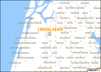 map of Carvalheira